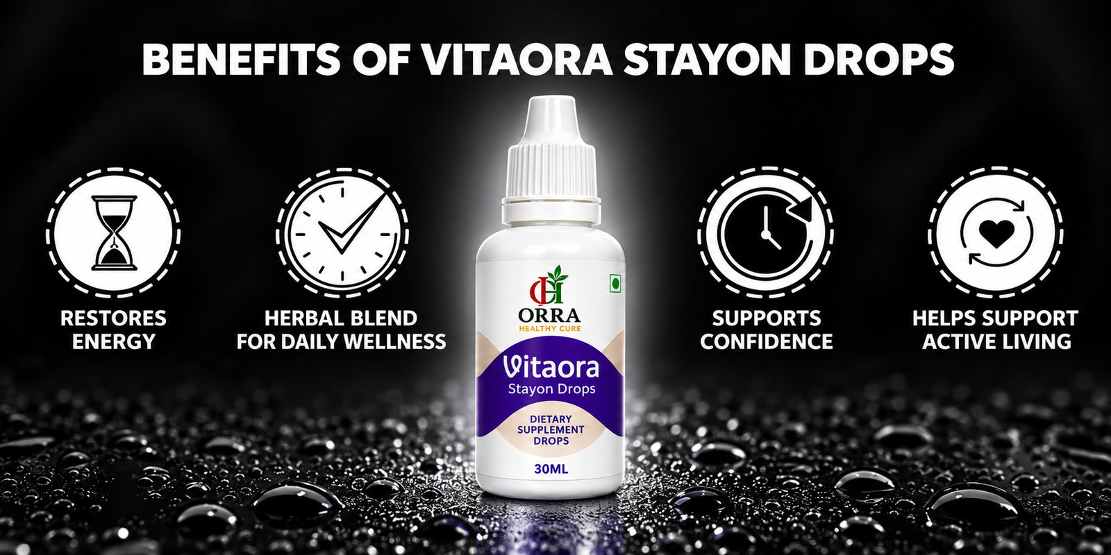 Vitaora Stayon Drops routine information