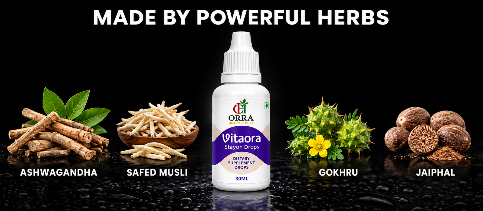 Vitaora Stayon Drops product presentation